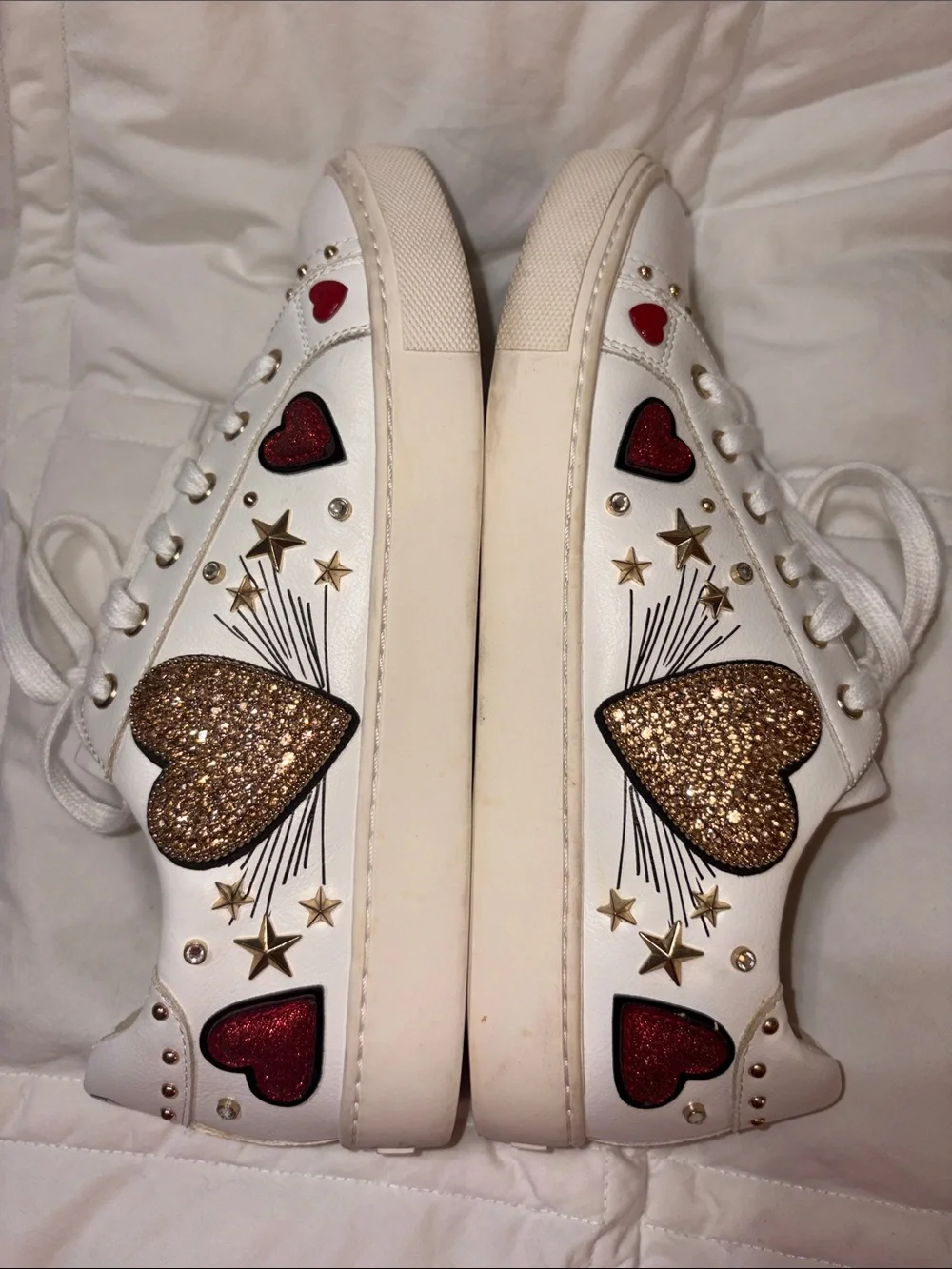 HTF Gorgeous Aldo Elixir embellished Sneakers